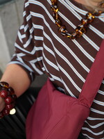 CROSSBODY BURGUNDY