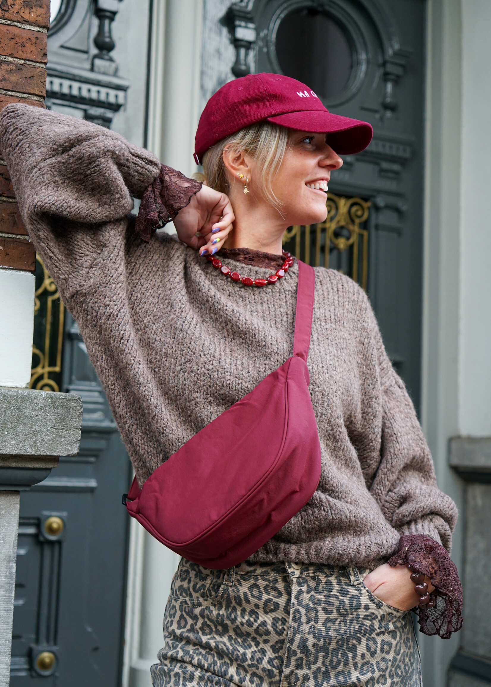 CROSSBODY BURGUNDY