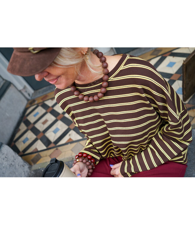 CHUNKY KETTING MAT BRUIN