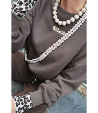 CHUNKY KETTING MAT BEIGE