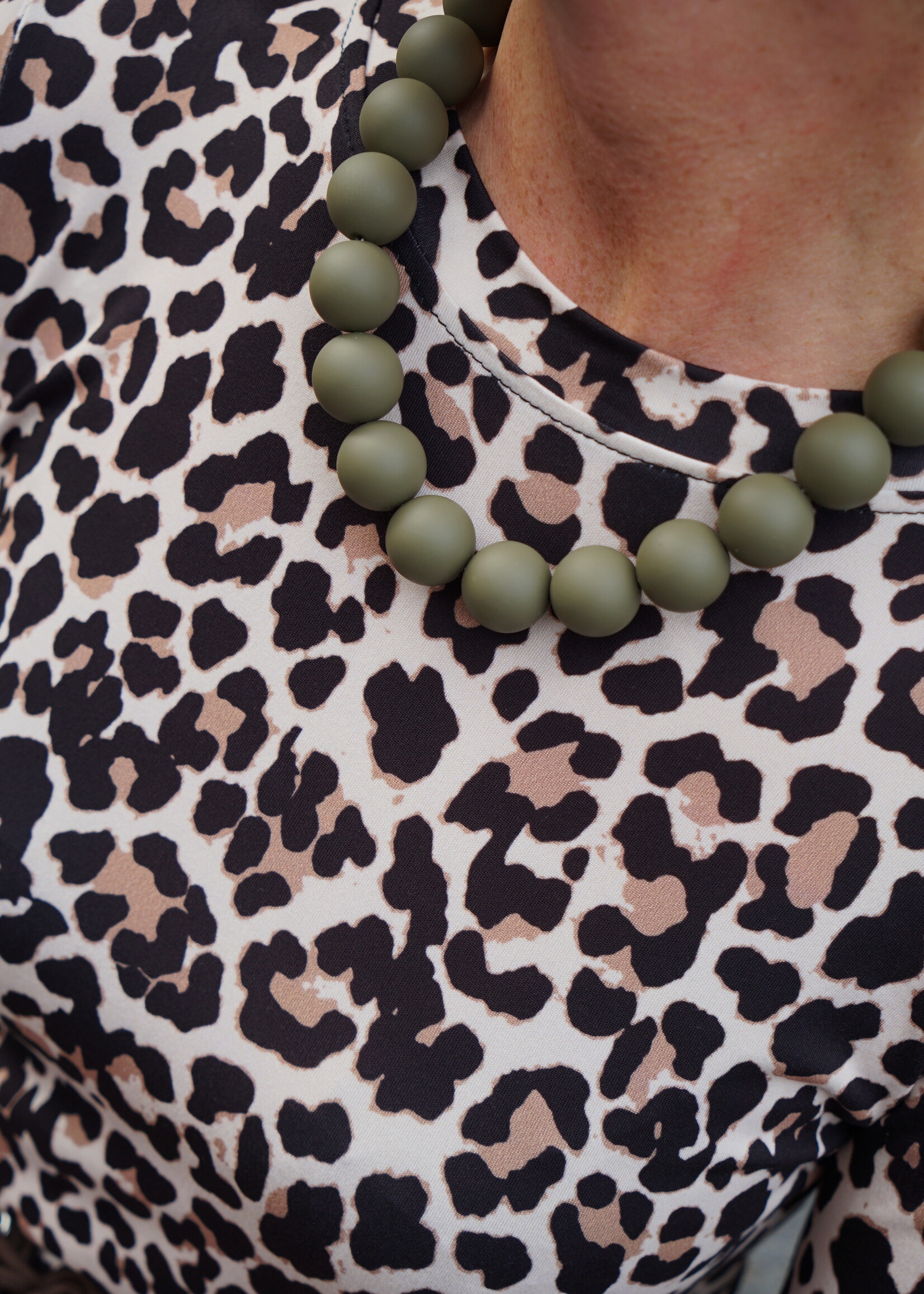 CHUNKY KETTING MAT GROEN