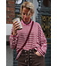 STREEP TOP BURGUNDY ROZE