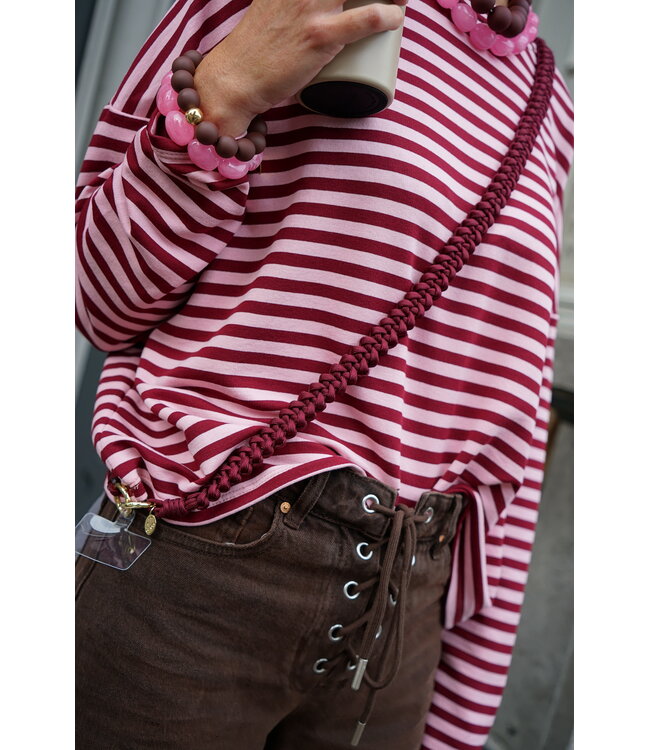 TELEFOONKOORD  BURGUNDY