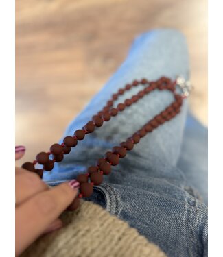 TELEFOONKOORD KRALEN BURGUNDY