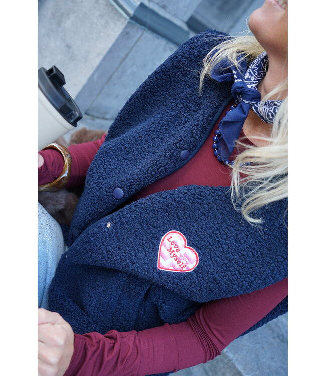 GILET HART DONKERBLAUW