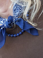 BANDANA DONKERBLAUW
