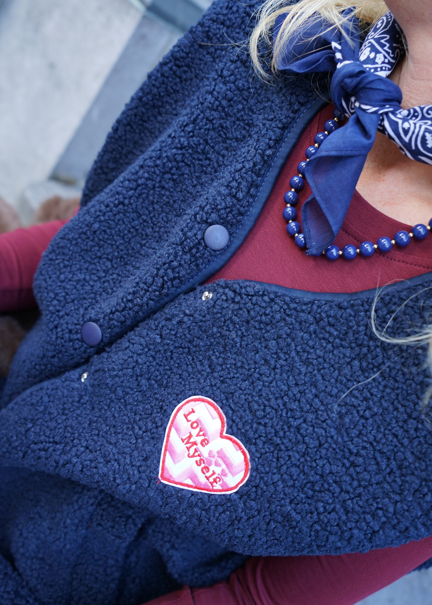 BANDANA DONKERBLAUW