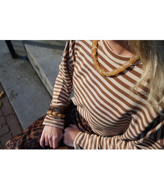 CHUNKY KETTING TAUPE