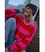 GEBREIDE TRUI ROOD ROZE