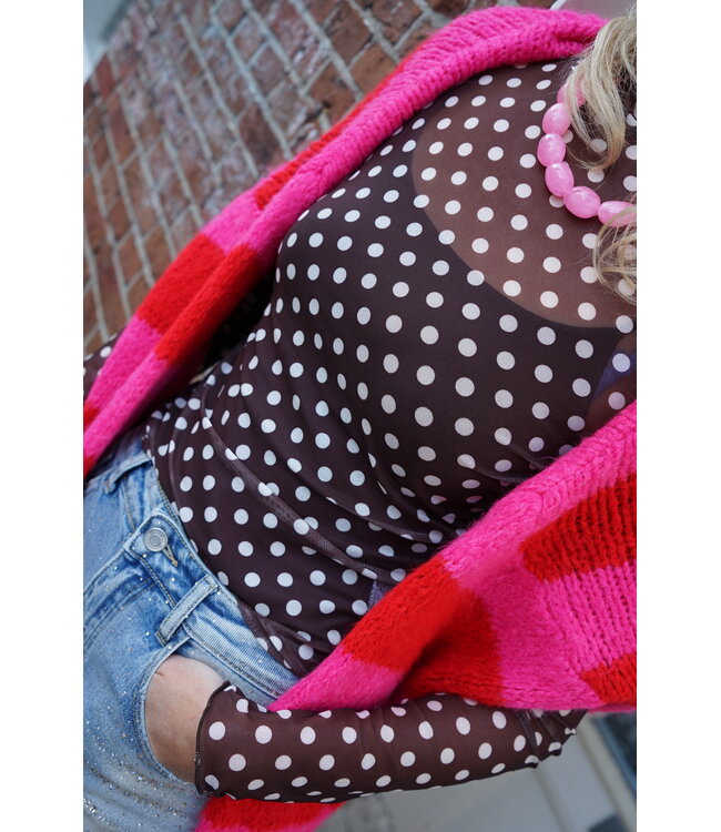 MESH TOP STIP BRUIN