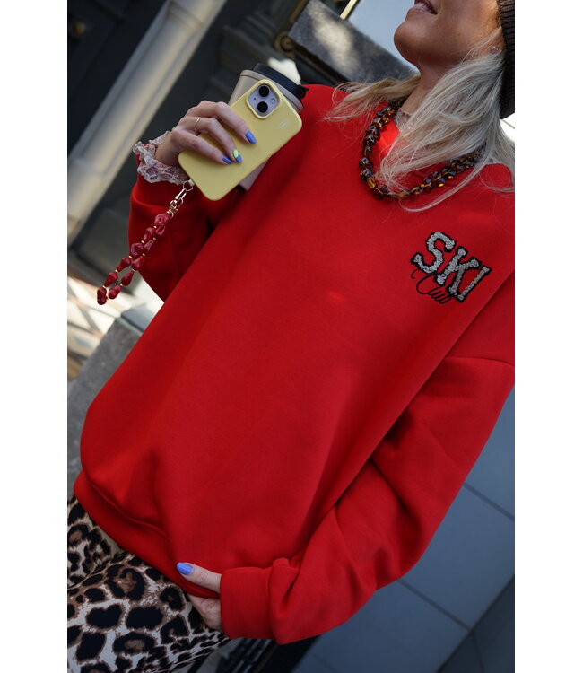 SWEATER SKI CLUB ROOD