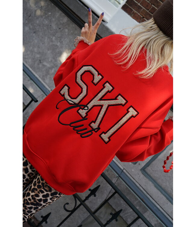 SWEATER SKI CLUB ROOD