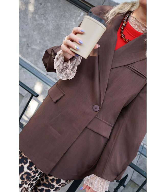 OVERSIZED BLAZER BRUIN