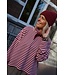 STREEP TOP BURGUNDY ROZE