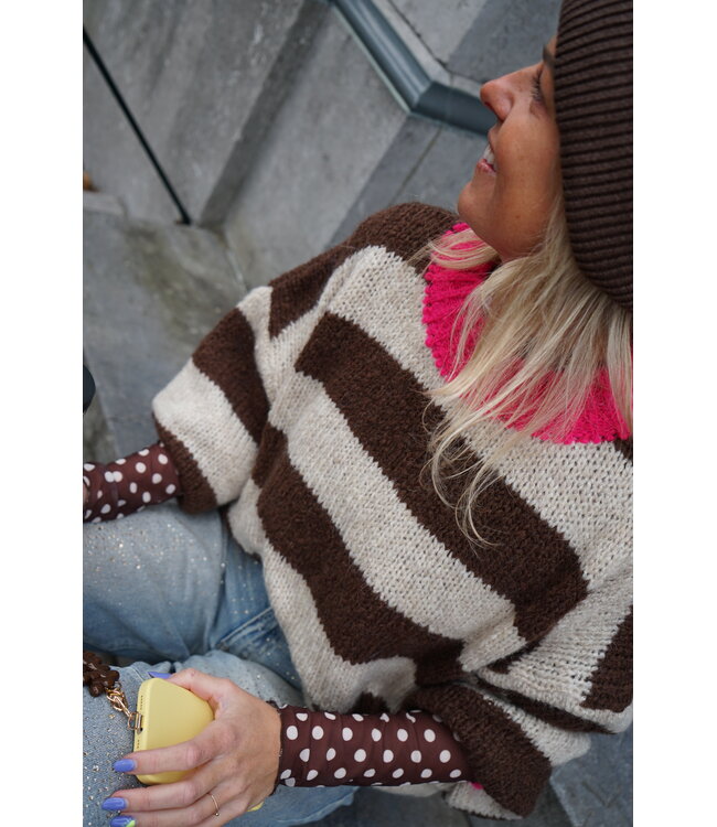 STREEP TRUI BRUIN ROZE