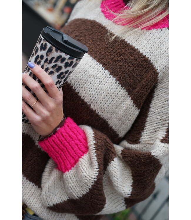 STREEP TRUI BRUIN ROZE