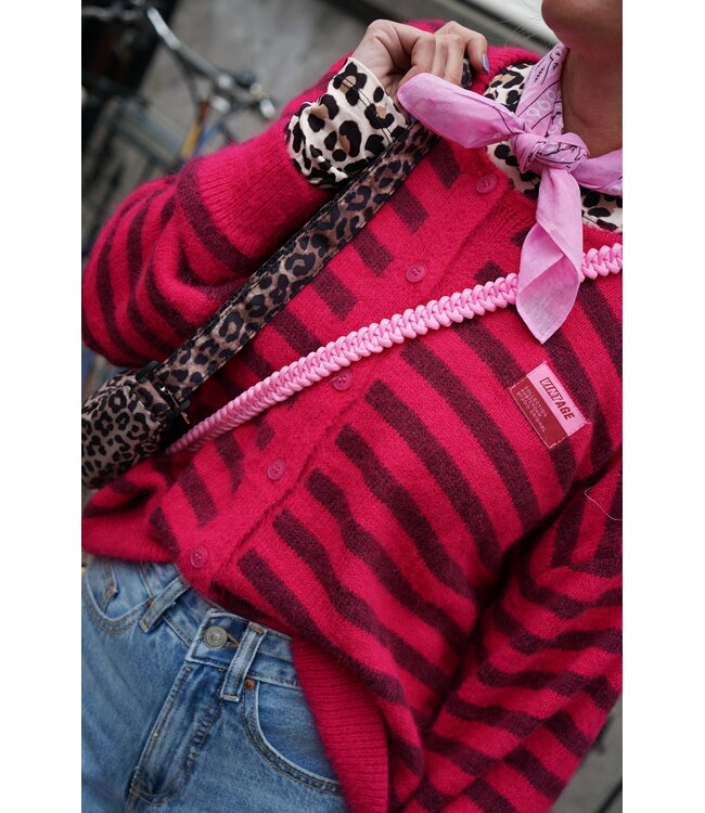 STREEP VEST FUCHSIA VINTAGE