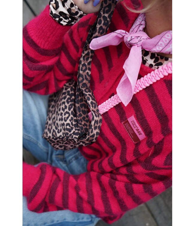 STREEP VEST FUCHSIA VINTAGE