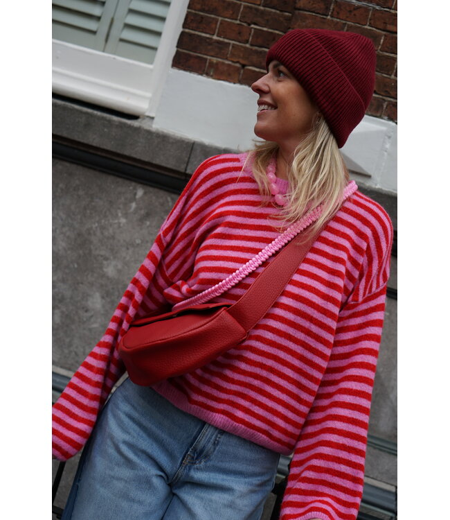 STREEP TRUI ROOD ROZE
