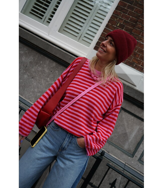STREEP TRUI ROOD ROZE