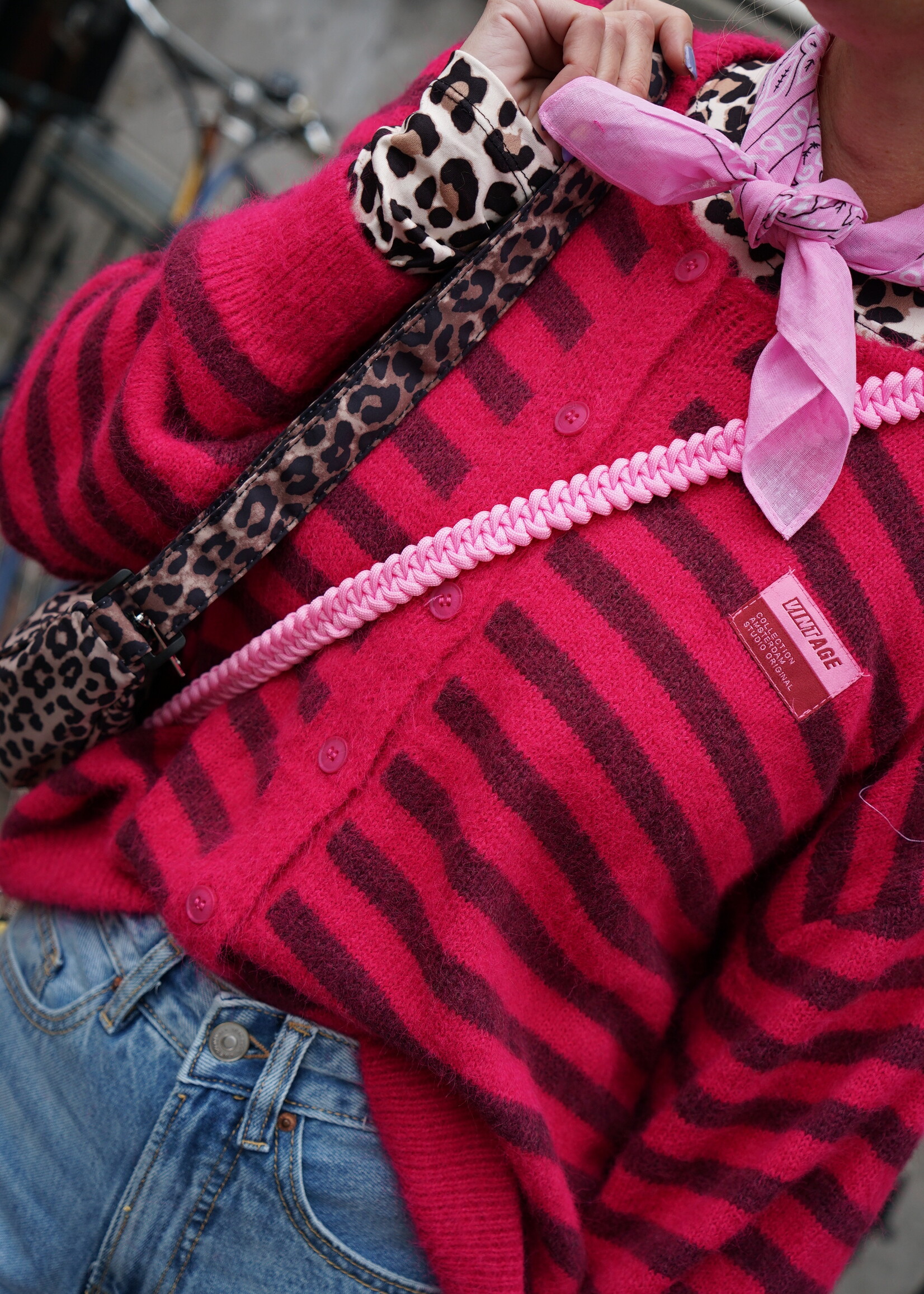 TELEFOONKOORD  ROZE