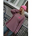 OVERSIZED STREEP TOP BRUIN ROZE