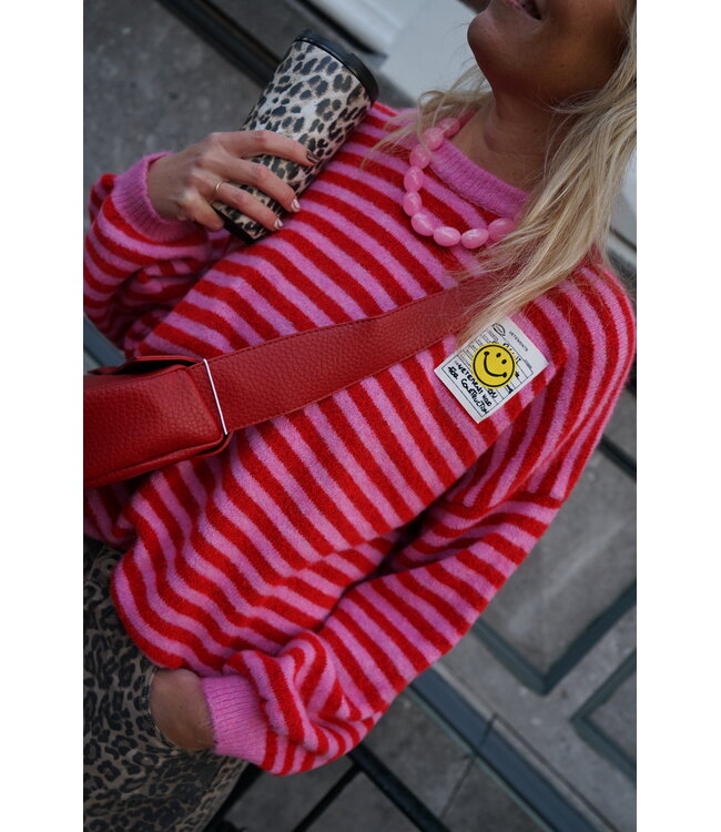 STREEP TRUI SMILEY ROOD ROZE