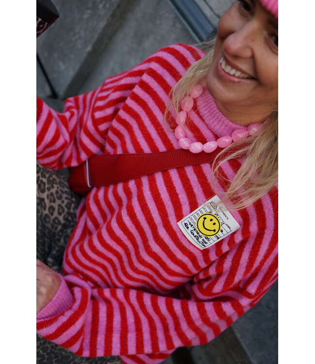 STREEP TRUI SMILEY ROOD ROZE