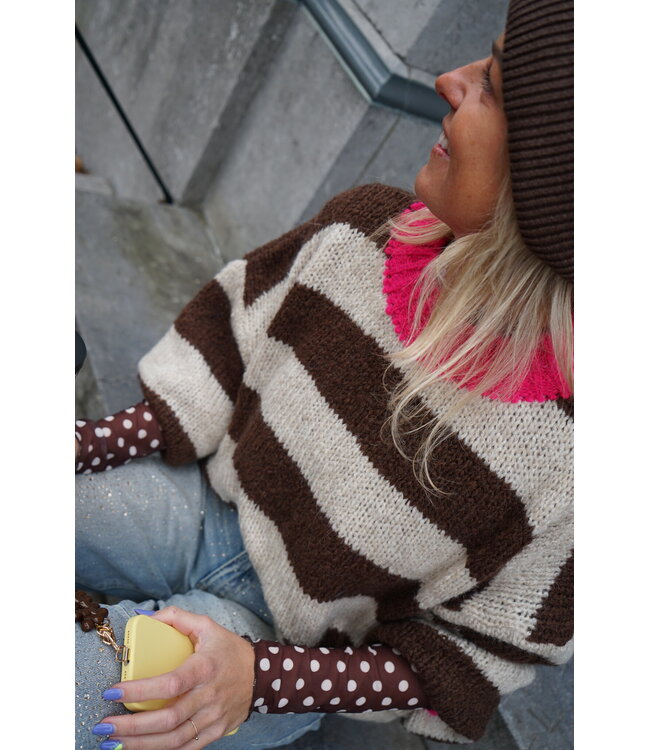 STREEP TRUI BRUIN ROZE