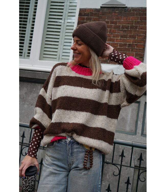STREEP TRUI BRUIN ROZE