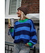 STREEP TRUI BLAUW GROEN