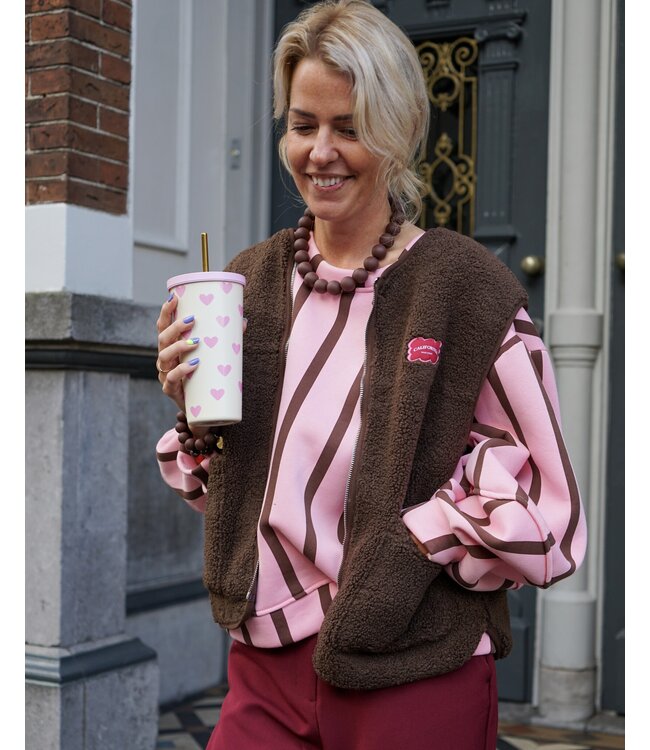 STREEP  SWEATER BO BRUIN ROZE