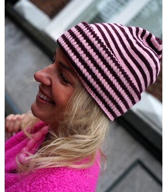 STREEP MUTS AUBERGINE ROZE