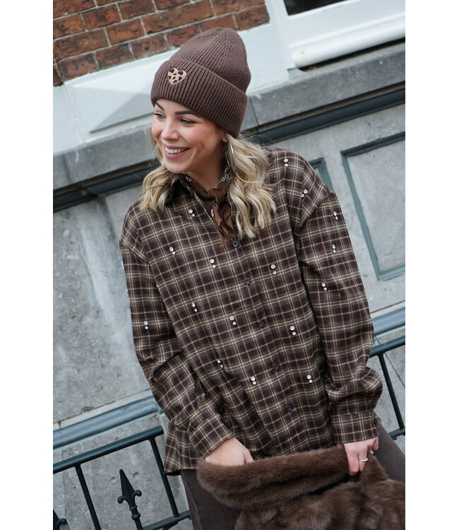 GERUITE BLOUSE BRUIN