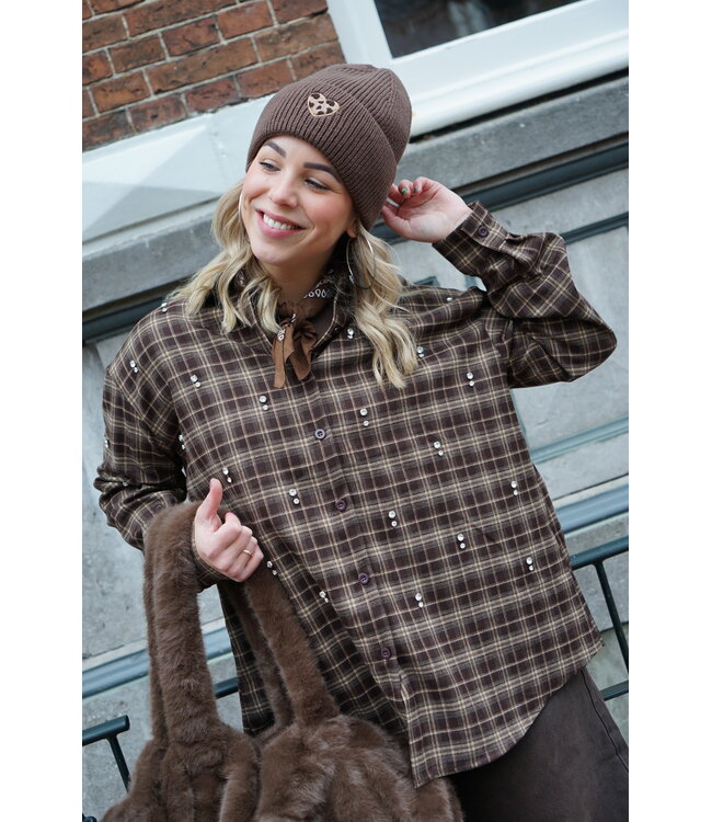 GERUITE BLOUSE BRUIN