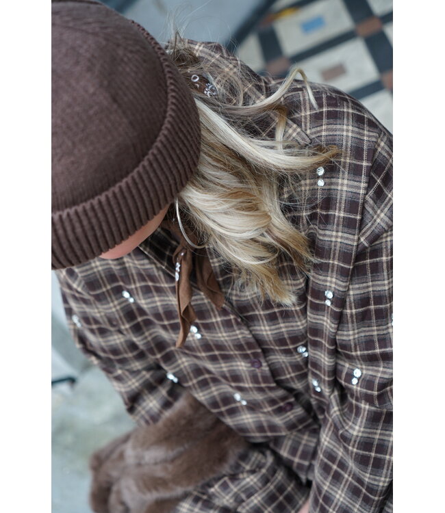 GERUITE BLOUSE BRUIN