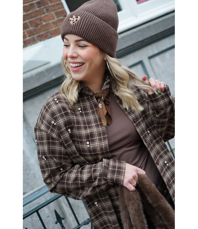 GERUITE BLOUSE BRUIN