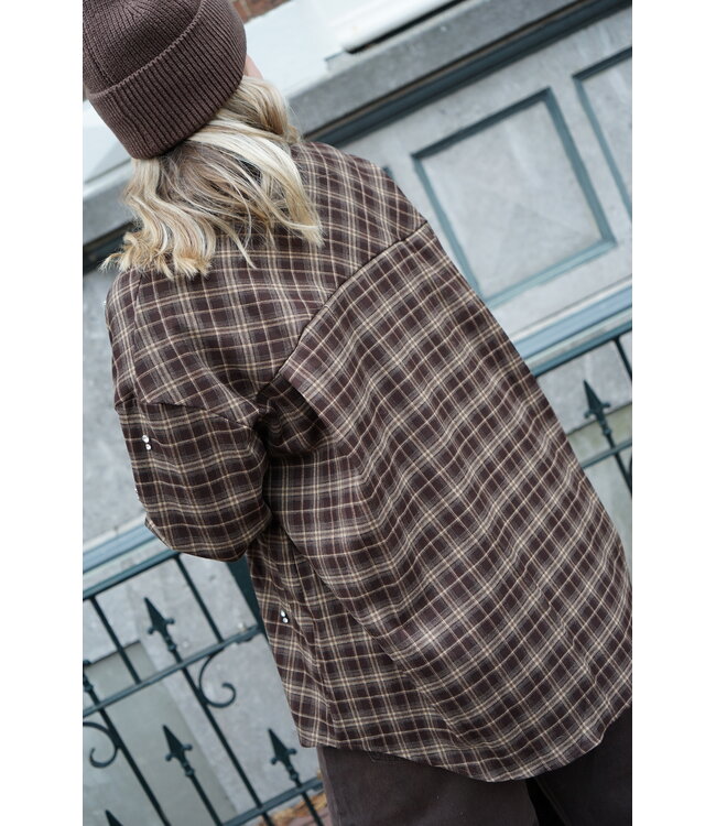 GERUITE BLOUSE BRUIN