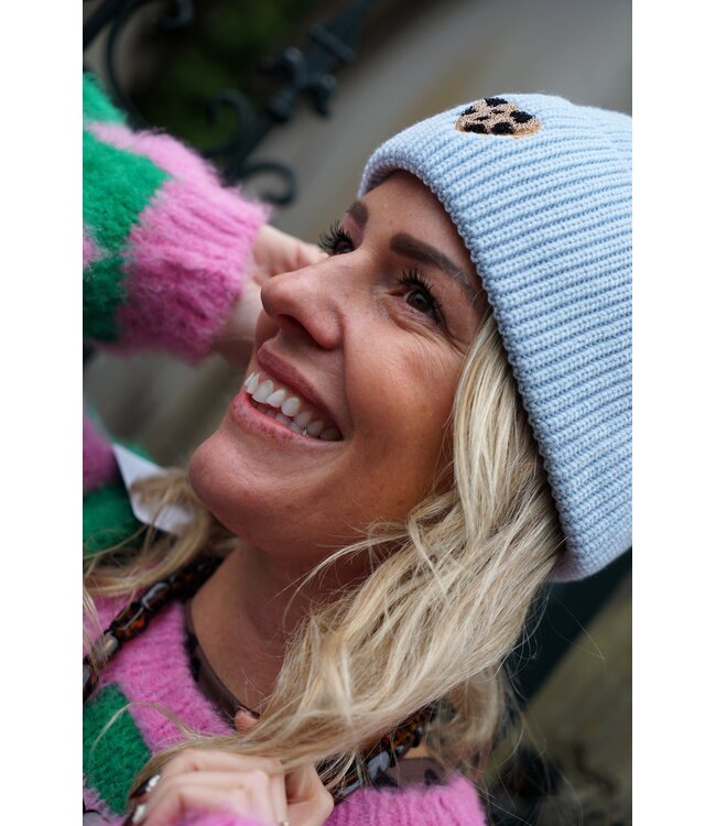 MUTS HART BLAUW LEOPARD