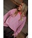 STREEP TOP LIV SOHO FUCHSIA BLAUW