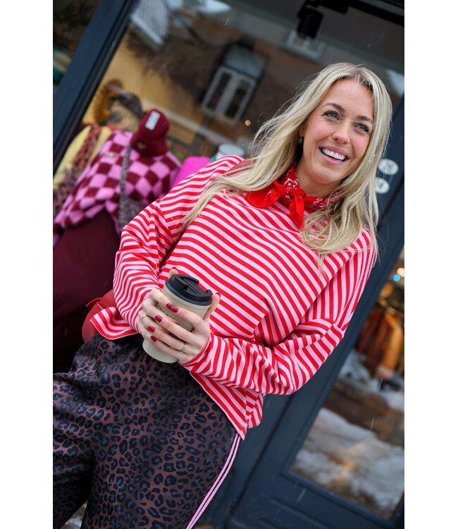STREEP TOP KIM ROOD ROZE