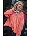 STREEP TOP SAAR ORANJE ROZE