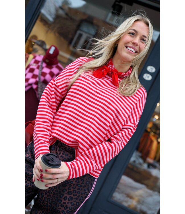 STREEP TOP KIM ROOD ROZE