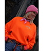 ICONIC SWEATER ORANJE BEIGE