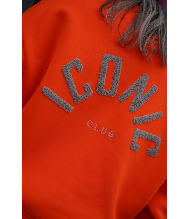 ICONIC SWEATER ORANJE BEIGE