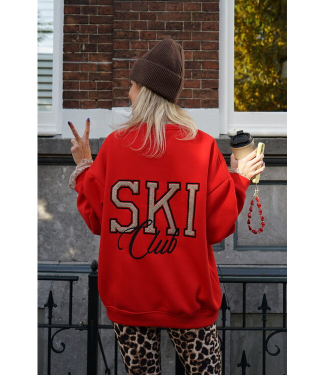 SWEATER SKI CLUB ROOD