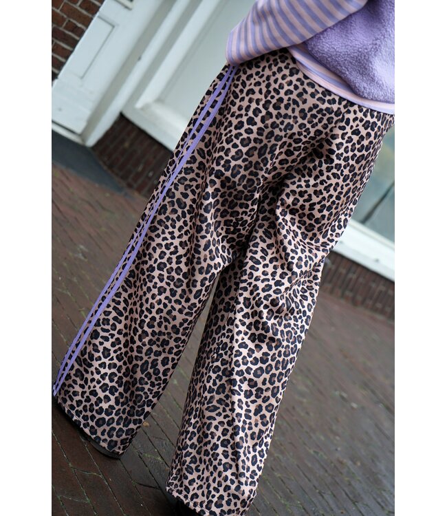 LEOPARD BROEK NOA LILA