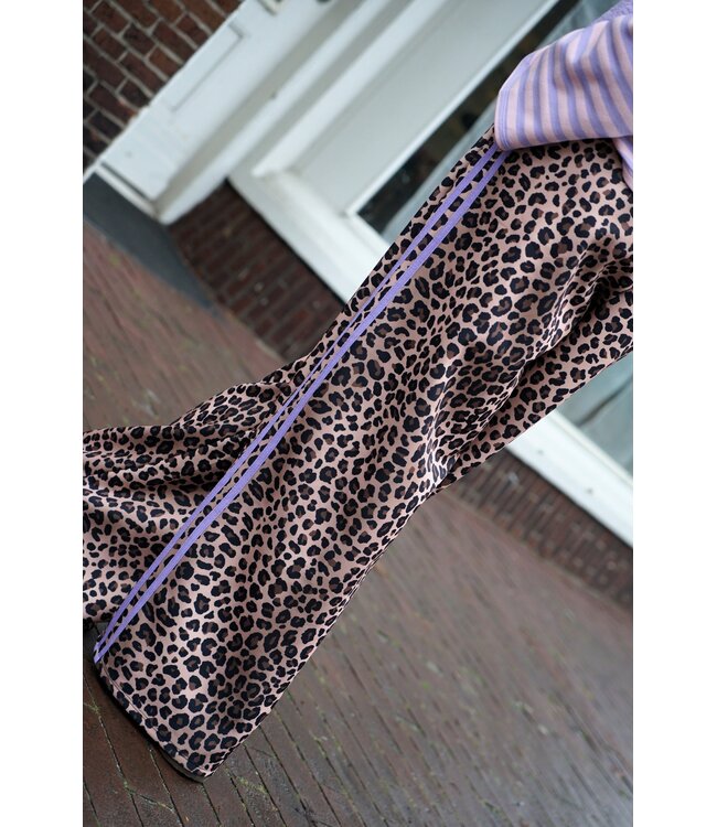 LEOPARD BROEK NOA LILA