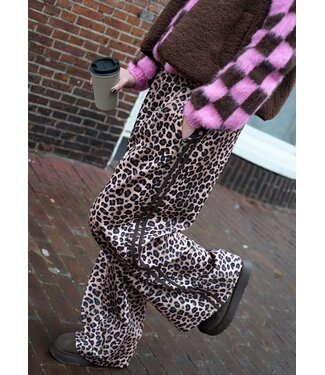 LEOPARD BROEK NOA BRUIN