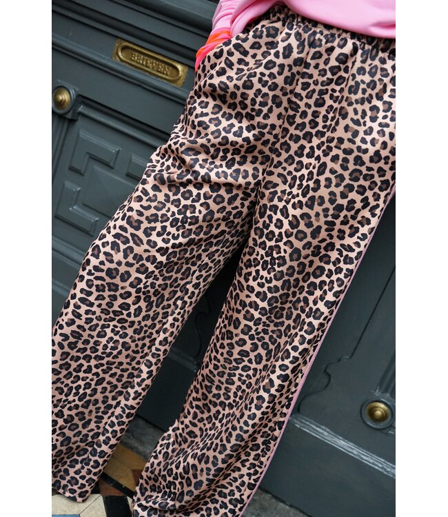 LEOPARD BROEK NOA ROZE